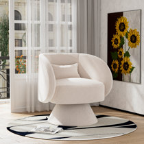 Four Hands Jett Swivel Barrel Chair Wayfair